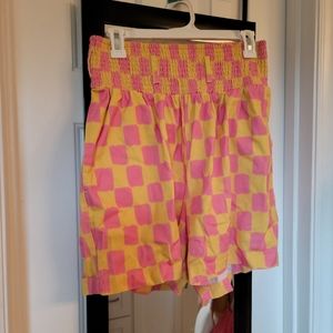 Lucy & Yak Adele Shorts in Battenburg Check Size M